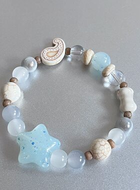 星星海岸海盐星星串珠手链百搭
