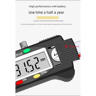 广陆内沟槽数显卡尺卡簧槽电子游标卡尺电子内孔槽卡尺0.01mm精度