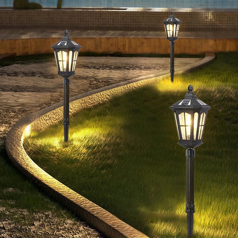 太阳能草坪灯户外防水插地式庭院灯欧式别墅花园装饰景观落地灯