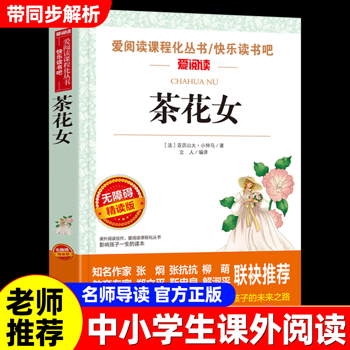 茶花女亚历山大小仲马小学生课外阅读书籍三年级四五六年级课外书必读老师推荐的适合小学生的课外书世界名著故事小说初中生爱阅读图片