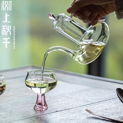 玻璃茶壶仿宋执壶绿茶壶