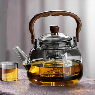 高硼硅玻璃煮茶壶2025新款茶具套装提梁烧水壶家用煮茶电陶炉