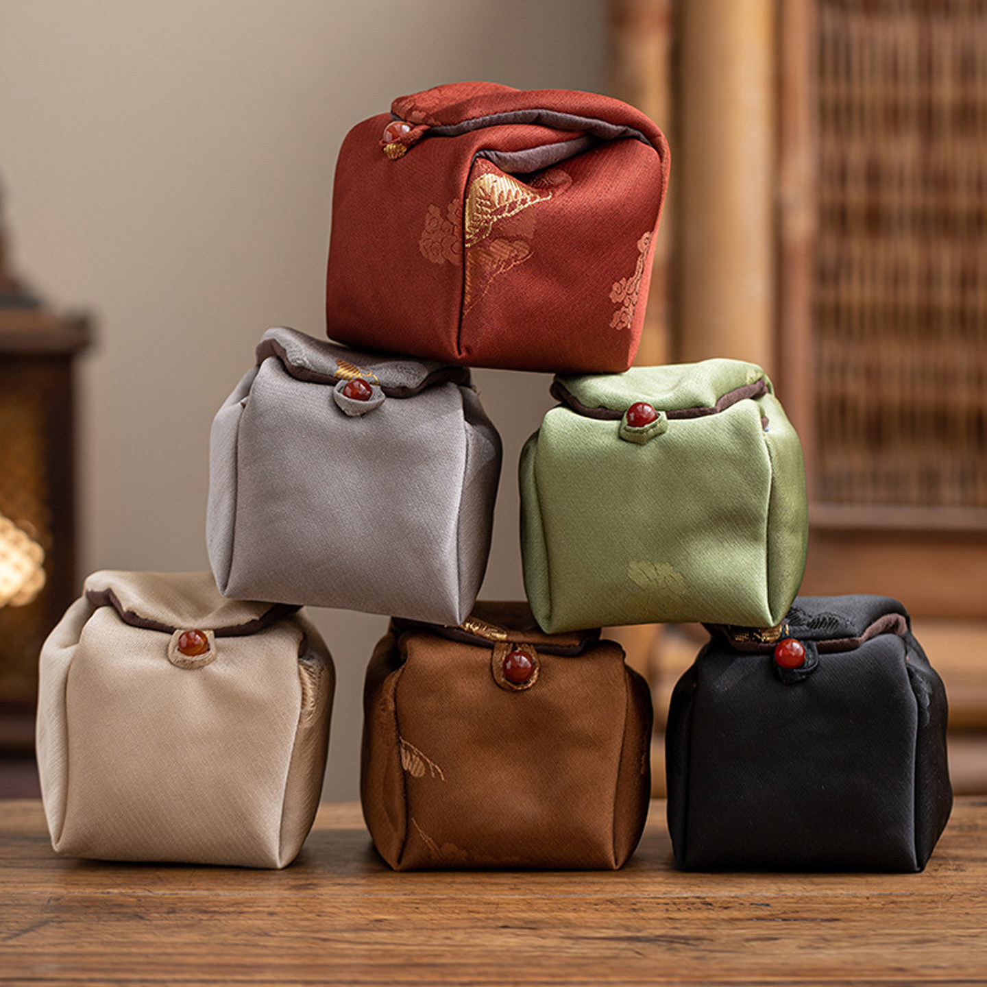 织锦茶杯收纳袋文玩手串首饰存放收纳包茶事包茶壶防护袋主人杯包,餐饮具,茶道/零配,淘宝优惠券,粉丝福利购,淘宝优惠卷