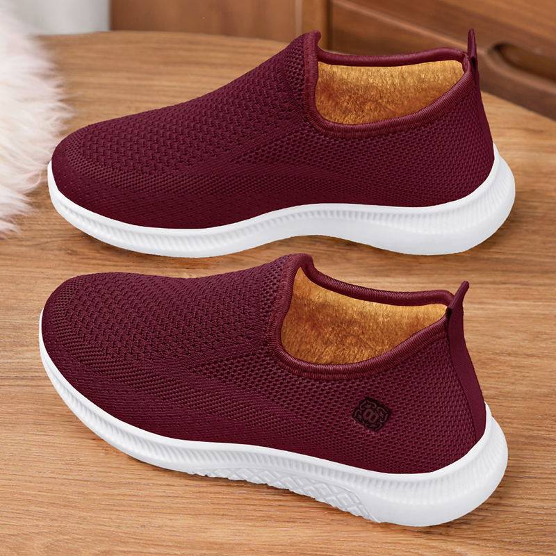 老北京布鞋女加绒冬季防滑一脚蹬保暖加厚中老年老人软底妈妈棉鞋,女鞋,传统布鞋,淘宝优惠券,粉丝福利购,淘宝优惠卷