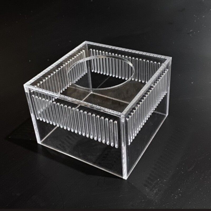 鱼缸强排亚克力挡罩沙板防吸鱼鱼nub缸过滤口小水挡板溢流区泵挡