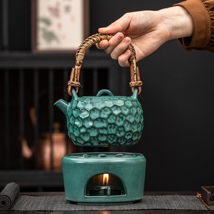 温茶炉小火炉蜡烛煮茶底座保温暖茶器提香器烘茶炉围炉煮茶温茶器