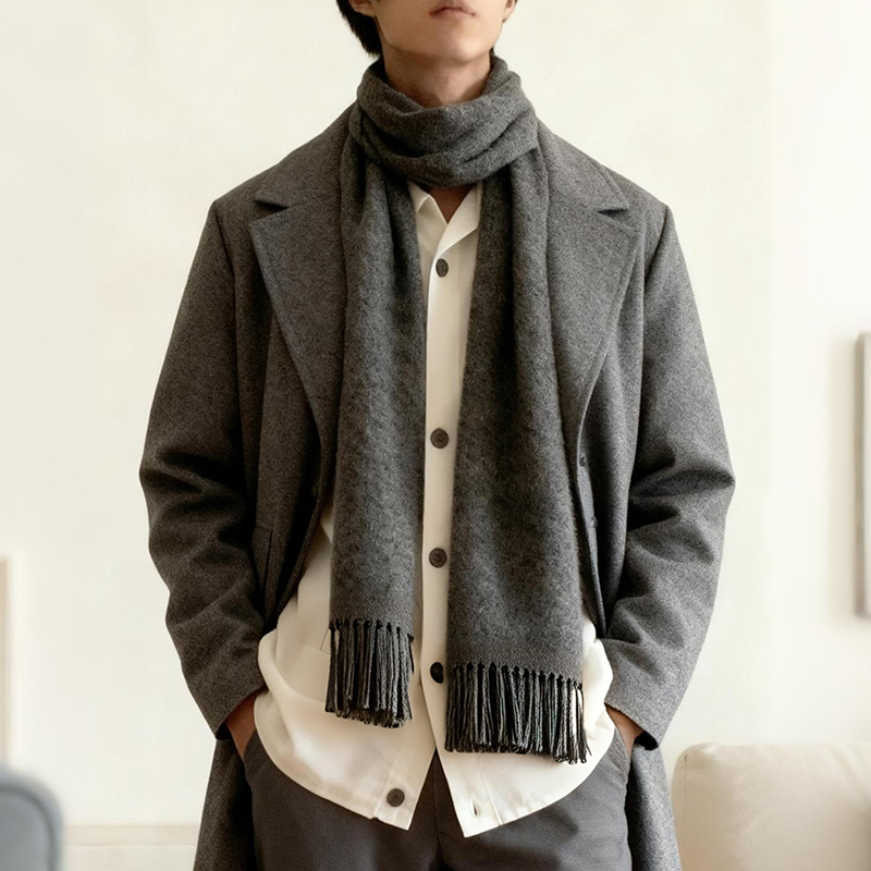 甄选100%羊毛●细腻柔软●亲肤不扎颈