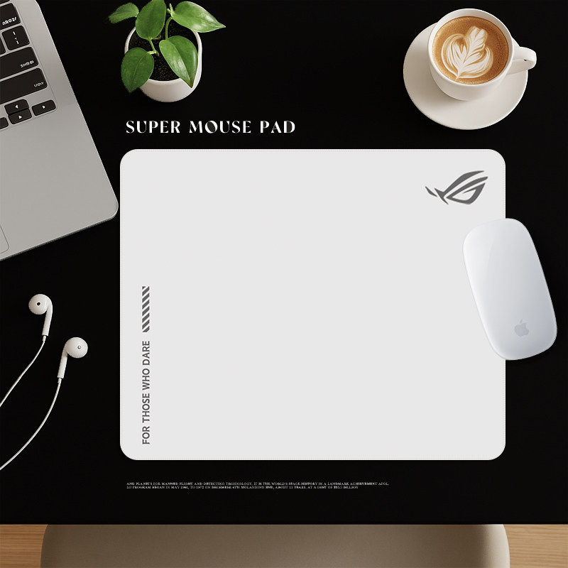 ROG小号办公鼠标垫纯色渐变FPS电竞败家之眼玩家国度定制滑鼠垫子