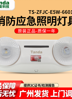 泰和安 36V集中应急灯TS-ZFJC-E5W-6601B 疏散应急照明壁挂双头灯