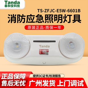 6601B 泰和安 E5W ZFJC 疏散应急照明壁挂双头灯 36V集中应急灯TS