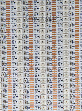 led柔性灯带4MM 3535min窄板i灯带5V 60灯SK6812内置幻彩全彩灯条