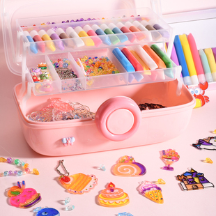 儿童免烤胶画手工diy玻璃女孩水晶滴胶填涂色伦堡画制作6免考玩具