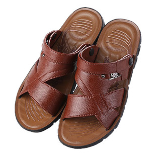 新款 越南沙滩凉鞋 男士 2024夏季 休闲户外透气软底防滑拖鞋 厂家