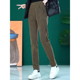 哈伦裤女秋冬2025新款休闲裤加绒显瘦时尚长裤宽松小脚裤女款裤子