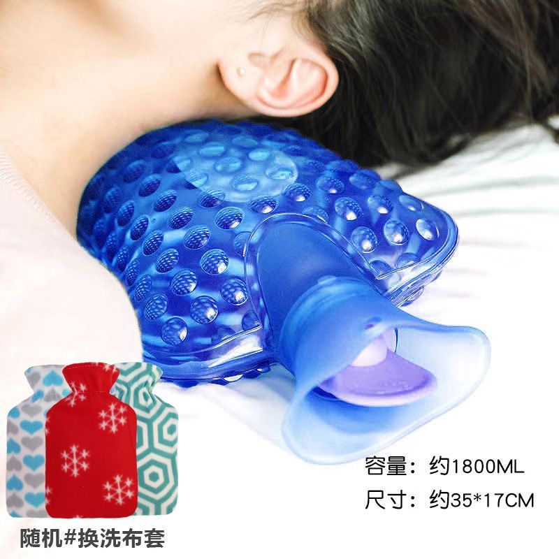 加厚防爆注水热敷颈椎热水袋