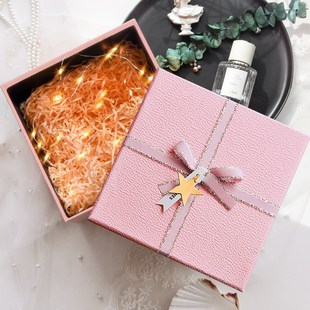 礼品盒高级感大号精美礼物盒空盒子男生款正方形手提盒生日礼盒