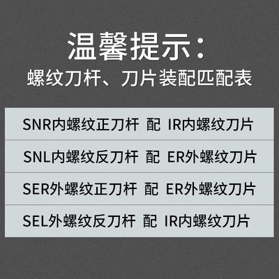数控外螺纹刀杆SER/L/1212H16/2020K16/2525M16车床刀具牙刀刀架