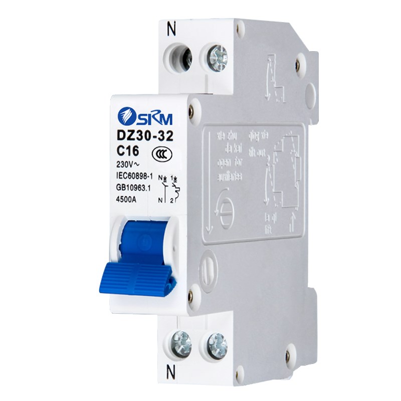 上海人民DZ30-32空气开关1P+N nxb40/dz267断路器DPN空开双进双出