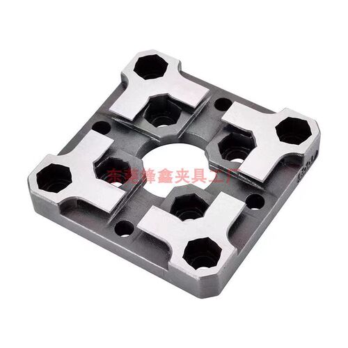 System3R瑞典D75手动螺丝锁紧基准夹头四爪卡盘夹具底座3R-600.24