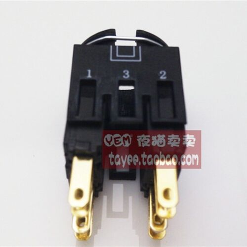 上海天逸16mm自锁按钮开关LA42(S)PS-11/20交替平头IEC60947