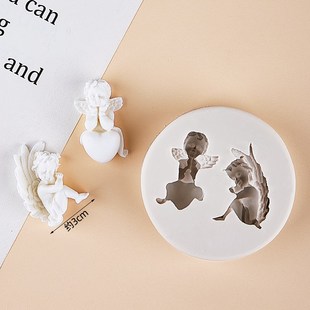 网红格桑花刮刀花硅胶模具翻糖巧克力花瓣母亲节蛋糕装扮天使磨具