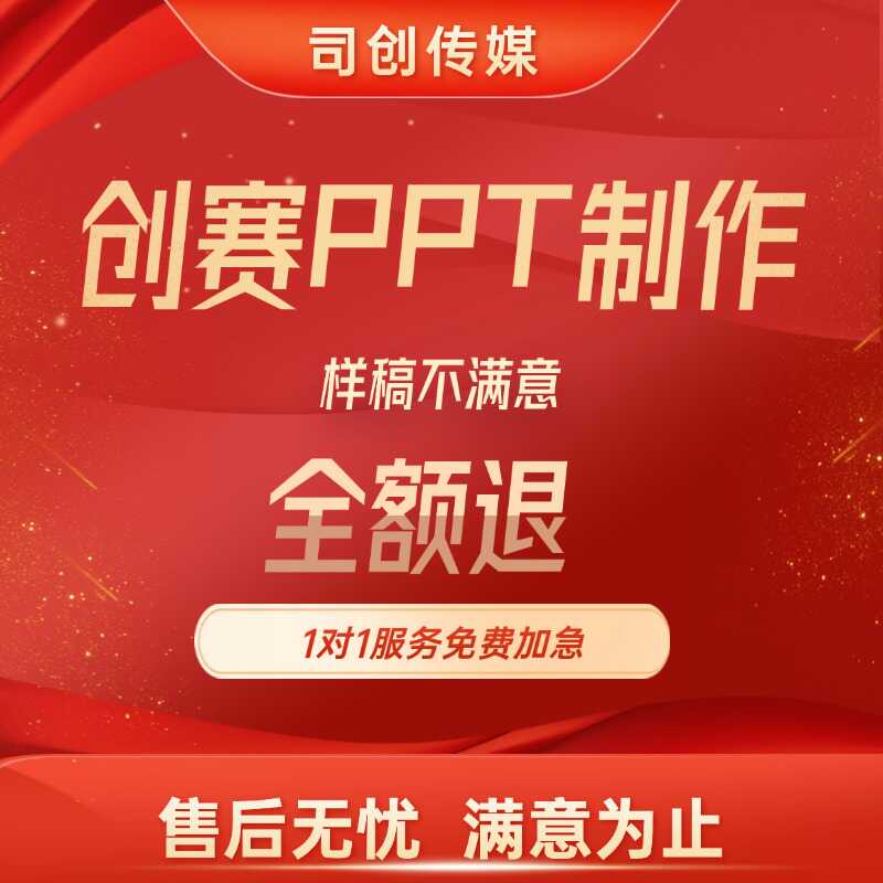 PPT代制作设计美化高端创新创业大赛互联网+挑战杯三创赛职业规划图片