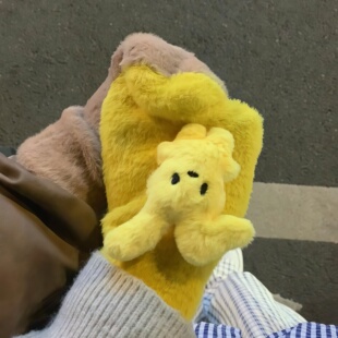 【冬天可以牵手的手套】情侣双人手套针织保暖加绒加厚防风可触屏