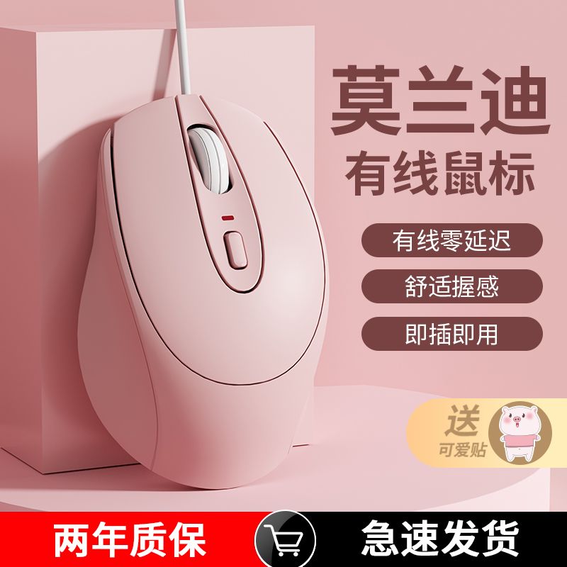 鼠标有线静音游戏电竞公专usb