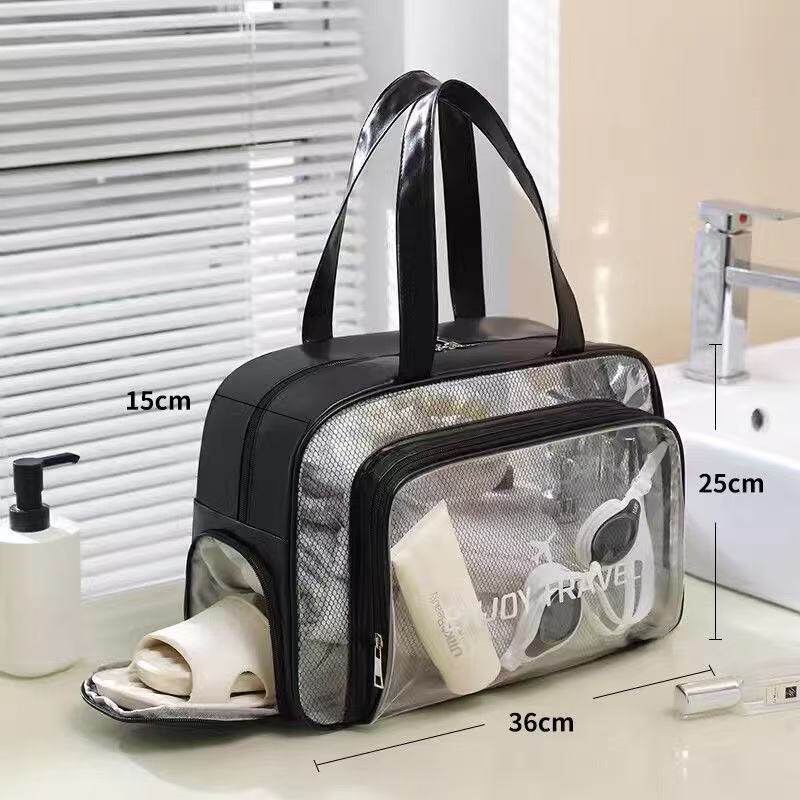 洗漱包新款带鞋仓游泳手提包防水