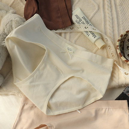 "在逃公主"【加长裆】7A抑菌A类婴儿棉内裤女纯棉舒适少女三角裤