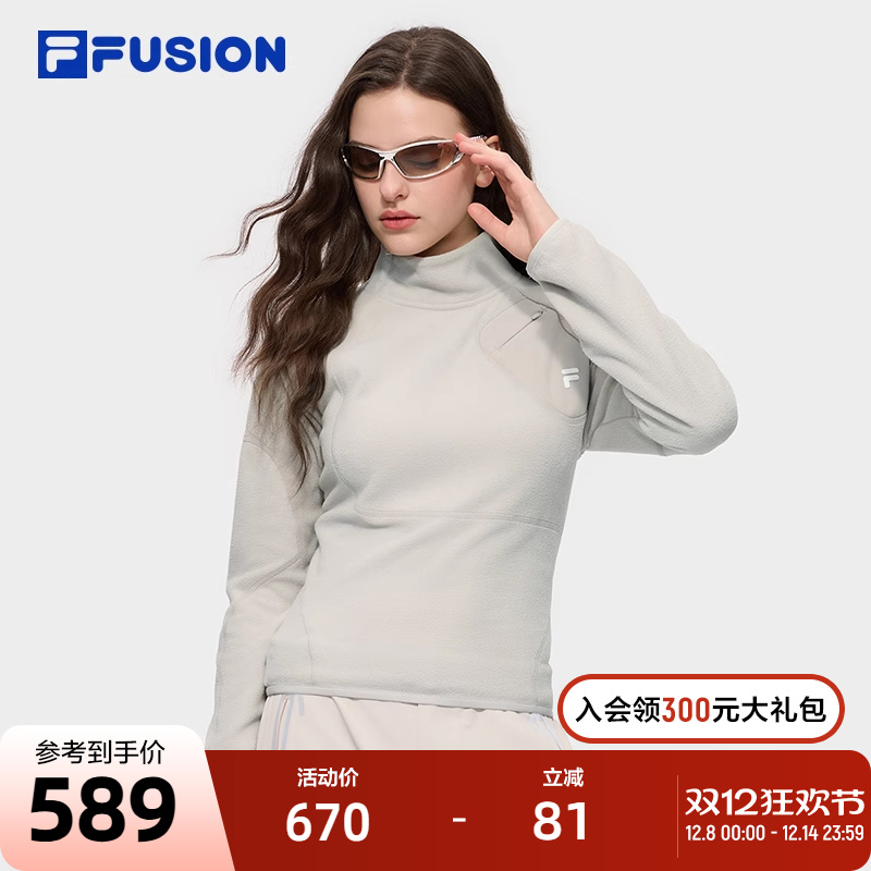 FILAFUSION斐乐女子套头卫衣