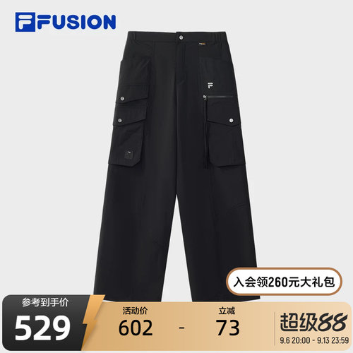 FILAFUSION斐乐女士梭织长裤