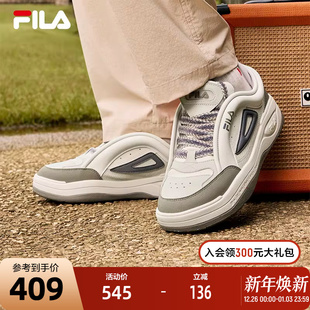 2复古板鞋 MIX 2024冬新舞动鞋 面包休闲鞋 FILA 运动鞋 斐乐官方男鞋