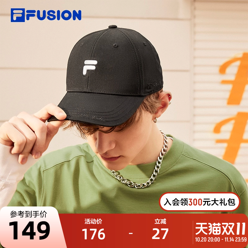 FILAFUSION斐乐情侣棒球帽