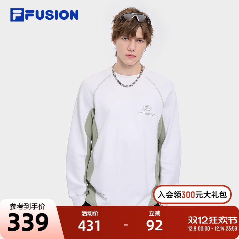 FILAFUSION斐乐套头卫衣男子