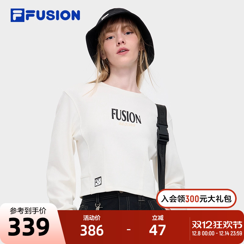 FILAFUSION斐乐套头卫衣女子