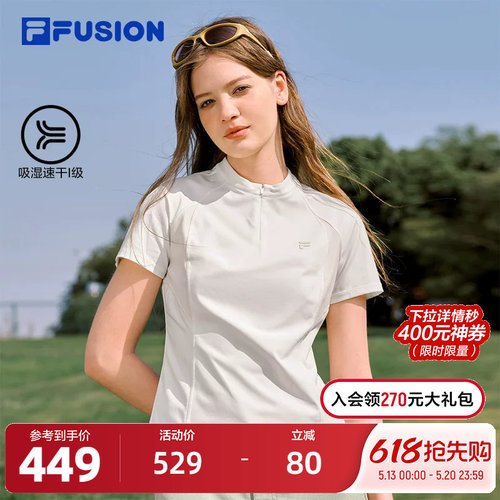 FILAFUSION斐乐女子短袖T