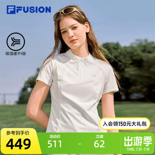 FILAFUSION斐乐女子短袖T