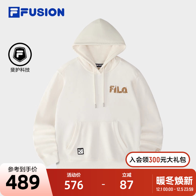 FILAFUSION斐乐女子连帽卫衣