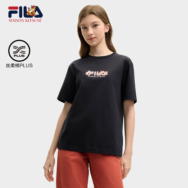 FILA斐乐女士宽松短袖T恤