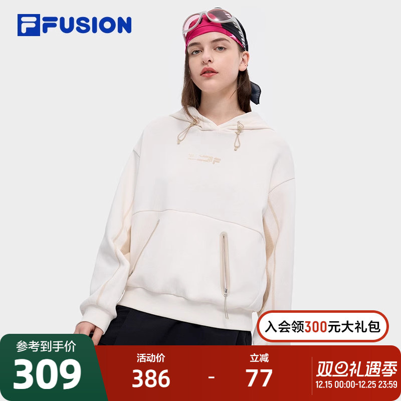 FILAFUSION斐乐女子连帽卫衣