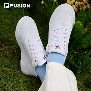 男女轻便百搭运动休闲鞋 FILA 情侣板鞋 斐乐潮牌小白鞋 子 FUSION
