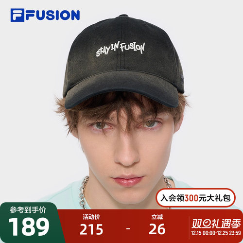 FILAFUSION斐乐情侣棒球帽