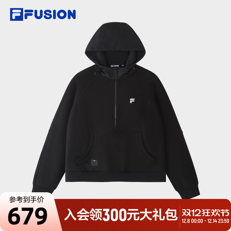 FILAFUSION斐乐女子连帽卫衣
