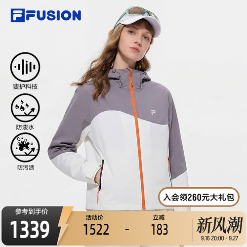 FILAFUSION斐乐女子梭织上衣