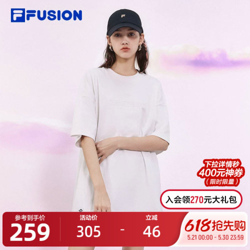 FILAFUSION斐乐短袖T情侣