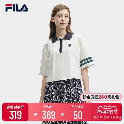 FILA斐乐女子短袖POLO