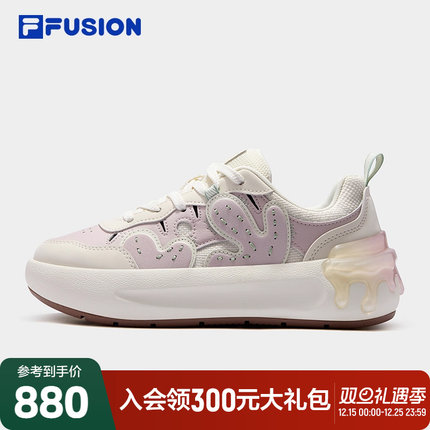FILA FUSION斐乐潮牌女鞋CACTI 滑板生活鞋2025冬季新款仙人掌鞋