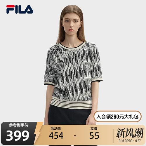 FILA斐乐女士休闲编织衫