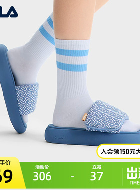 FILA斐乐女鞋运动拖鞋2025夏季凉拖魔术贴休闲运动鞋甜甜圈1S鞋子